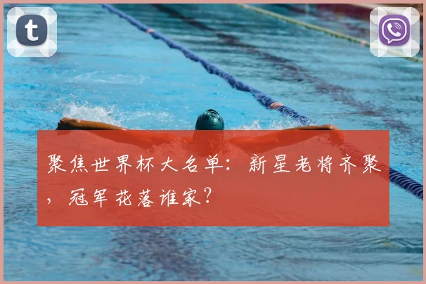 聚焦世界杯大名单:新星老将齐聚,冠军花落谁家?